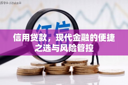 汇川信用贷款，现代金融的便捷之选与风险管控