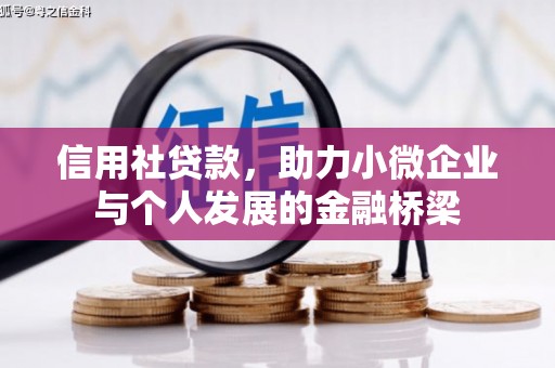 汇川信用社贷款，助力小微企业与个人发展的金融桥梁