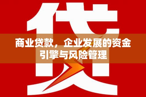 汇川商业贷款，企业发展的资金引擎与风险管理