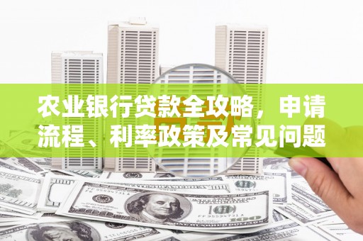 汇川农业银行贷款全攻略，申请流程、利率政策及常见问题解析