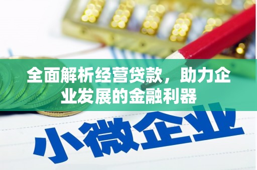 汇川全面解析经营贷款，助力企业发展的金融利器