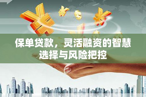 汇川保单贷款，灵活融资的智慧选择与风险把控