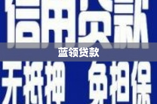 汇川蓝领贷款