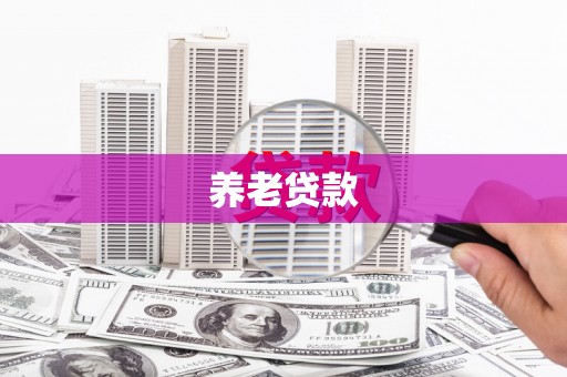 汇川养老贷款