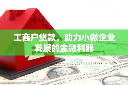 汇川工商户贷款，助力小微企业发展的金融利器