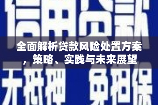 汇川全面解析贷款风险处置方案，策略、实践与未来展望