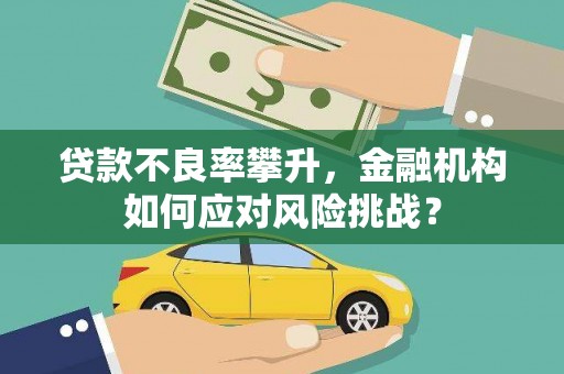 汇川贷款不良率攀升，金融机构如何应对风险挑战？