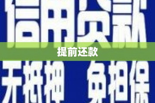 汇川提前还款
