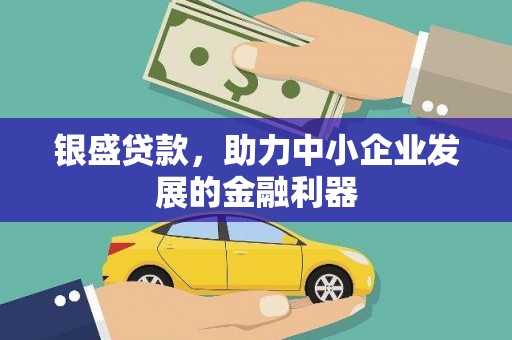 汇川银盛贷款，助力中小企业发展的金融利器