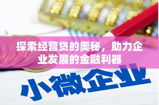 汇川探索经营贷的奥秘，助力企业发展的金融利器