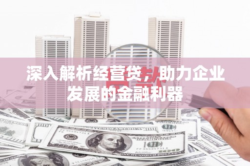 汇川深入解析经营贷，助力企业发展的金融利器