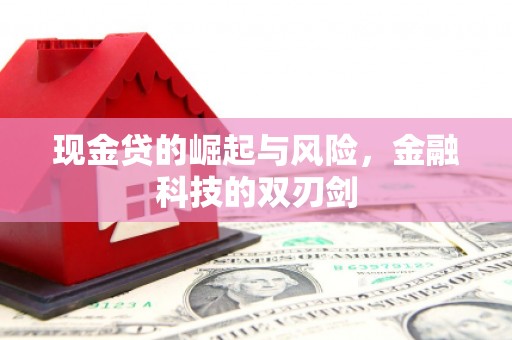 汇川现金贷的崛起与风险，金融科技的双刃剑