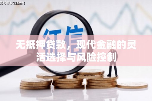 汇川无抵押贷款，现代金融的灵活选择与风险控制