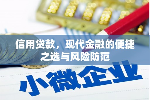 汇川信用贷款，现代金融的便捷之选与风险防范