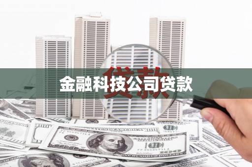 汇川金融科技公司贷款