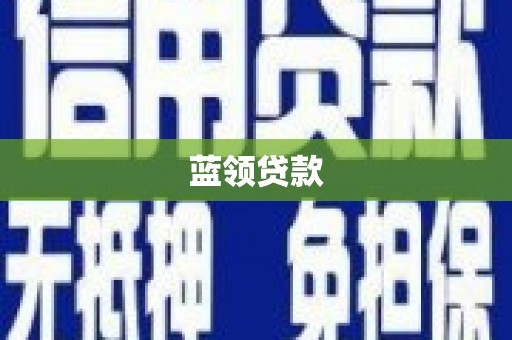 汇川蓝领贷款