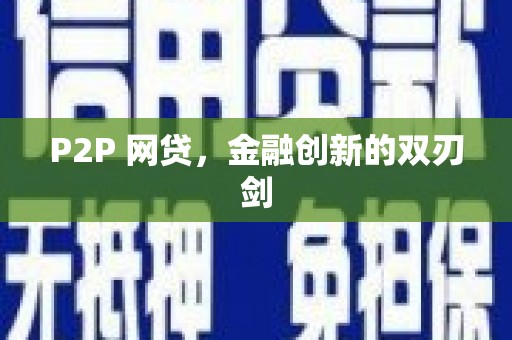汇川P2P 网贷，金融创新的双刃剑
