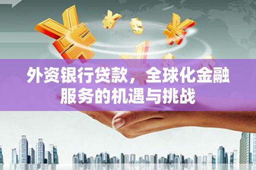 汇川外资银行贷款，全球化金融服务的机遇与挑战