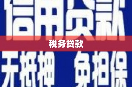 汇川税务贷款