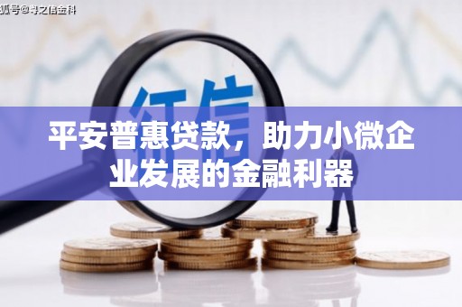 汇川平安普惠贷款，助力小微企业发展的金融利器
