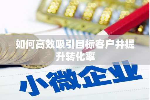 汇川如何高效吸引目标客户并提升转化率