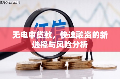 汇川无电审贷款，快速融资的新选择与风险分析