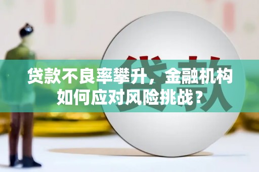 汇川贷款不良率攀升，金融机构如何应对风险挑战？