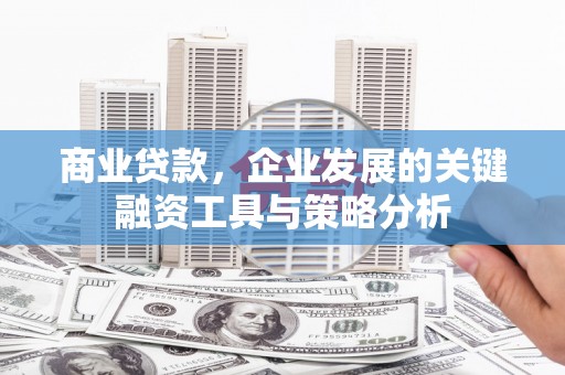 汇川商业贷款，企业发展的关键融资工具与策略分析