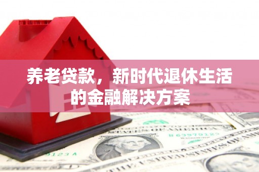 汇川养老贷款，新时代退休生活的金融解决方案
