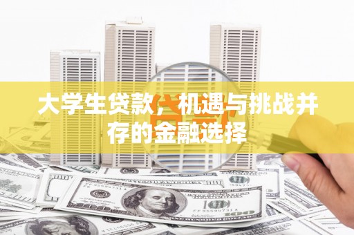 汇川大学生贷款，机遇与挑战并存的金融选择