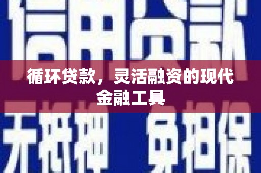 汇川循环贷款，灵活融资的现代金融工具