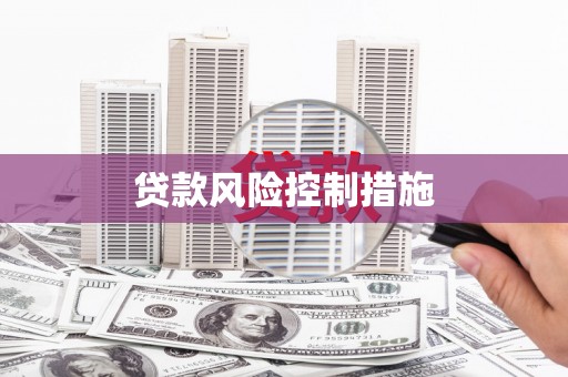 汇川贷款风险控制措施
