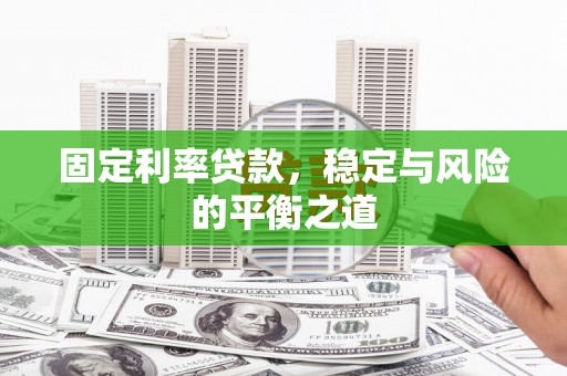 汇川固定利率贷款，稳定与风险的平衡之道