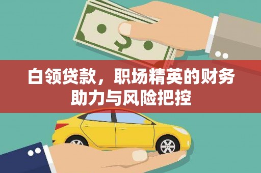 汇川白领贷款，职场精英的财务助力与风险把控